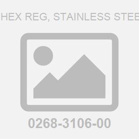 .375-16 ;Hex Reg, Stainless Steel 4 Nut